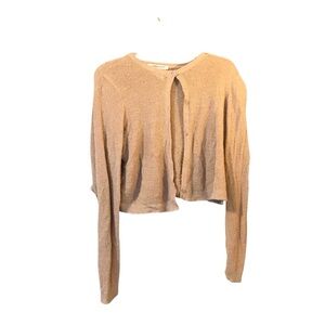 Lomberto Losani Tan Cardigan Sweater Size XL